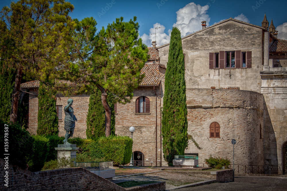 Fano, Italy. medieval Fano, Italy. medieval