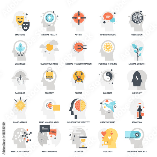 Human Psychology Icons