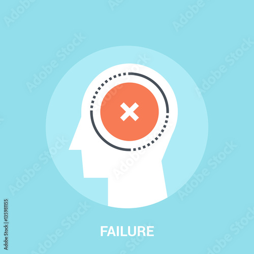 failure icon concept