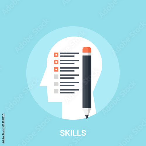skills icon concept