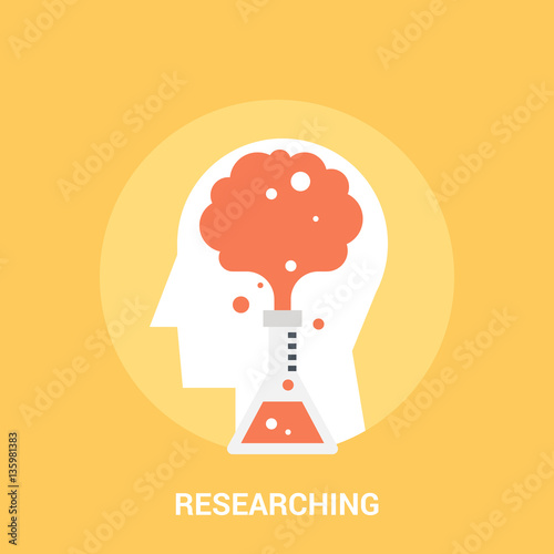 researching icon concept
