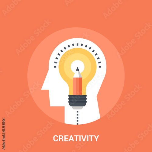 creativity icon concept