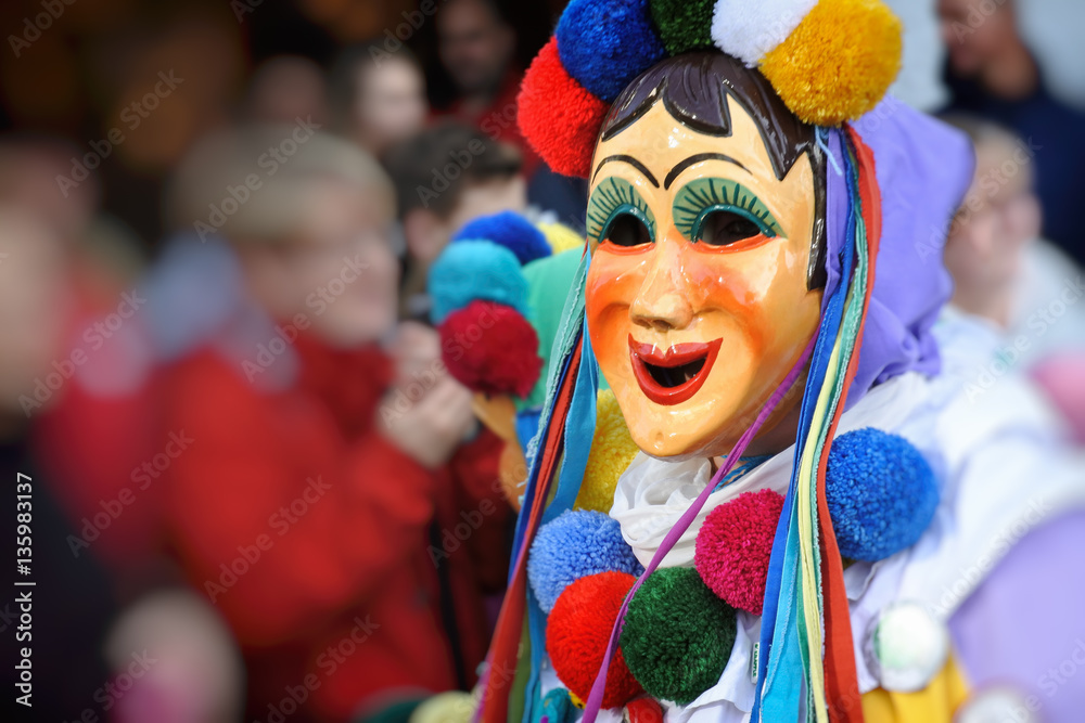 Wooden carnival masks Wooden carnival masks