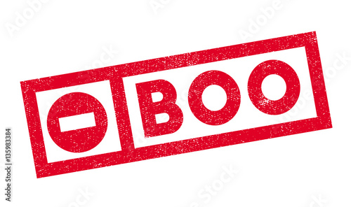Boo rubber stamp. Grunge design with dust scratches. Effects can be easily removed for a clean, crisp look. Color is easily changed.