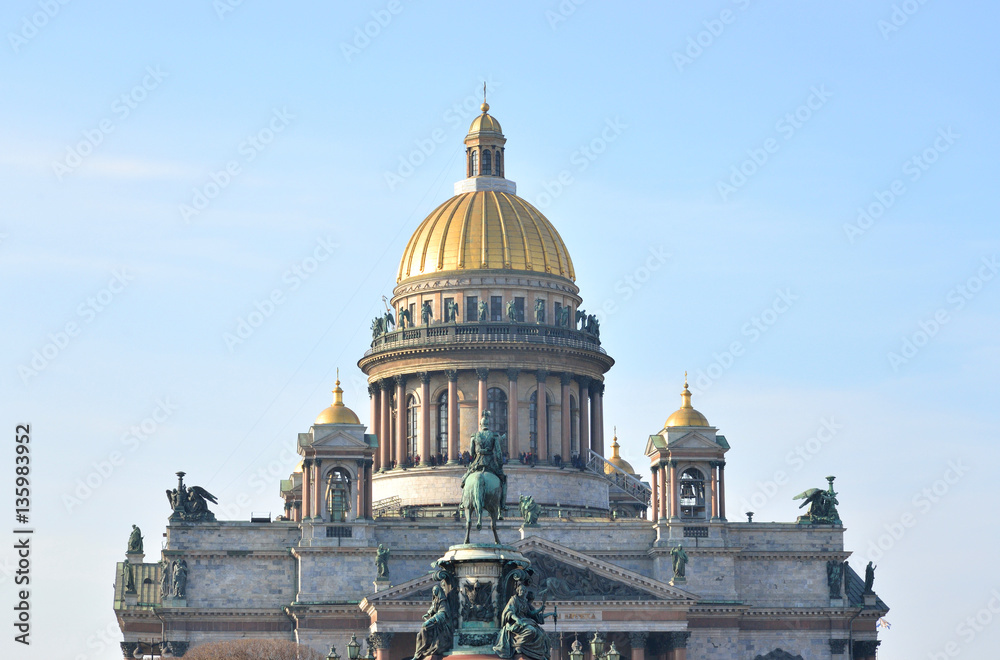 Saint Isaac's Cathedral in St.Petersburg.