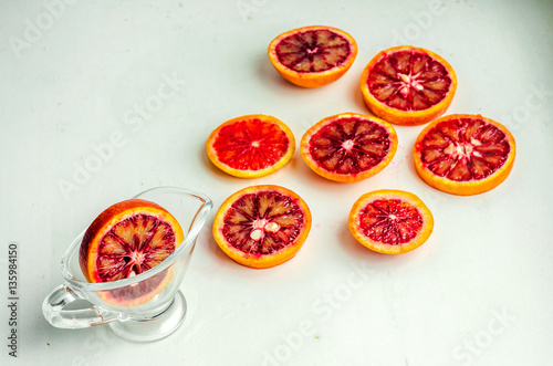 Glass citrus vitamins