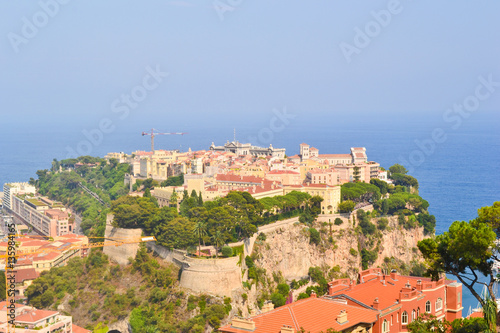 Monaco-Ville(city) located on the Rock. © o1559kip
