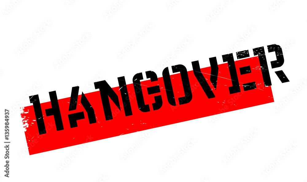 Hangover rubber stamp. Grunge design with dust scratches. Effects can be easily removed for a clean, crisp look. Color is easily changed. Hangover rubber stamp. Grunge design with dust scratches. Effects can be easily removed for a clean, crisp look. Color is easily changed.