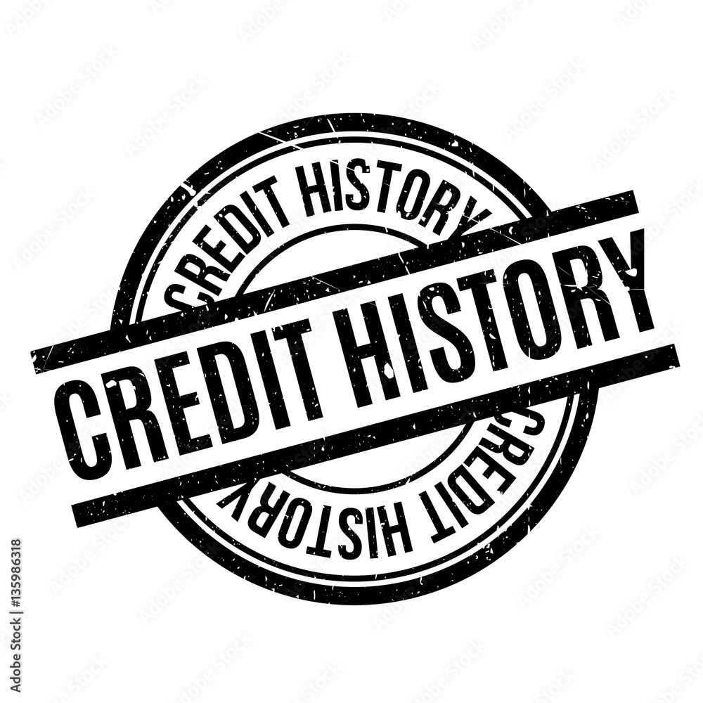 Credit History rubber stamp. Grunge design with dust scratches. Effects can be easily removed for a clean, crisp look. Color is easily changed. Credit History rubber stamp. Grunge design with dust scratches. Effects can be easily removed for a clean, crisp look. Color is easily changed.