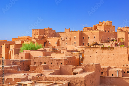 Taourirt Kasbah in the city of Ouarzazate. It is one of the landmarks of Morocco