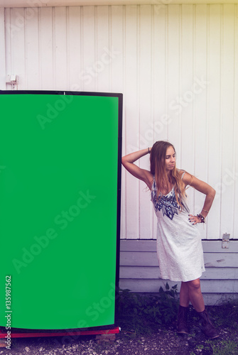 Beauty model