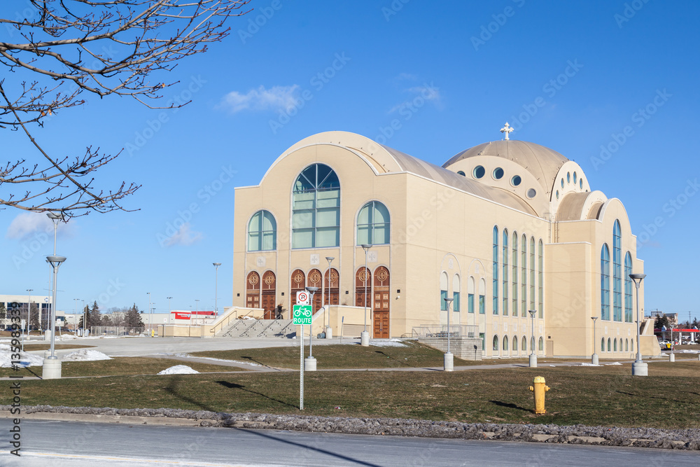 St. Mark Coptic Orthodox Cathedral in Markham, Ontario,Canada