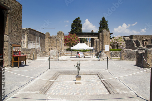Tablou pe pânză The HOUSE OF THE FAUN,Pompeii Ruins