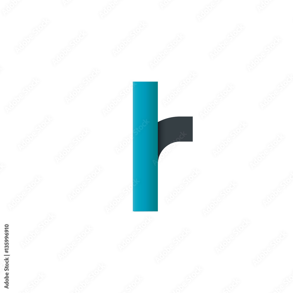 Initial Letter LR Rounded Lowercase Logo Initial Letter LR Rounded Lowercase Logo
