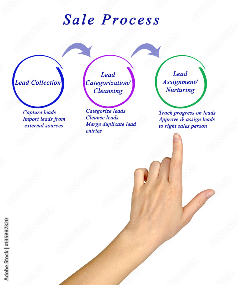 Diagram of sale process Diagram of sale process