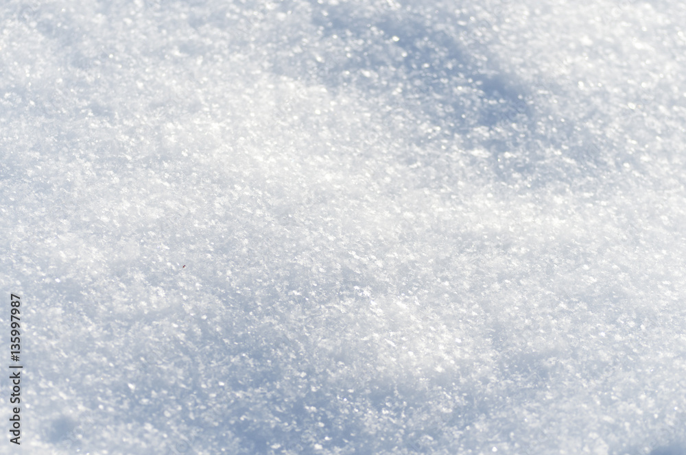 Obraz premium Bright white snow