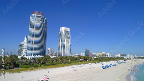 Aerial image of Miami Beach condominiums © Felix Mizioznikov