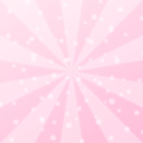 幻想的な集中線と丸いキラキラエフェクト　背景デザイン素材　ピンク系　正方形