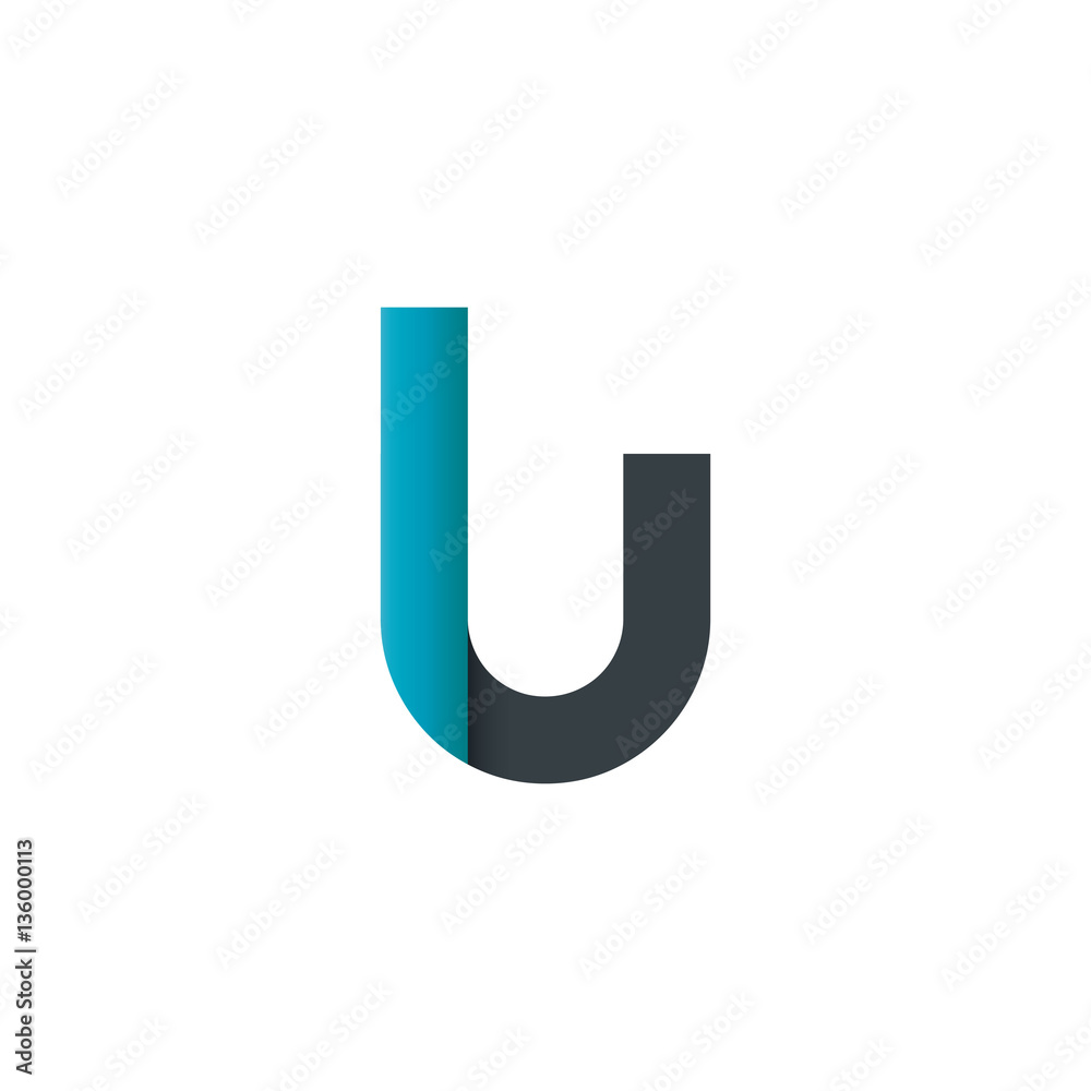 Initial Letter LU Rounded Lowercase Logo Initial Letter LU Rounded Lowercase Logo