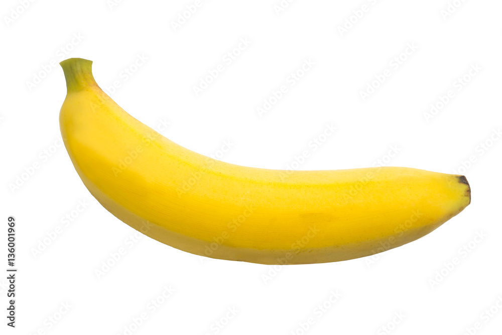 Banana. Ripe banana isolated on white background. Banana. Ripe banana isolated on white background.