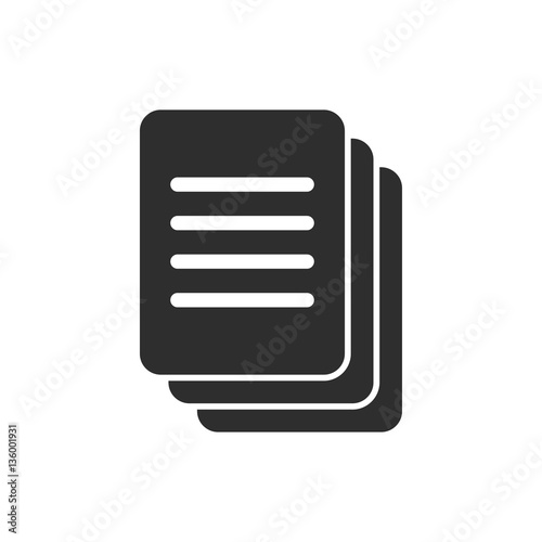 Document - vector icon.