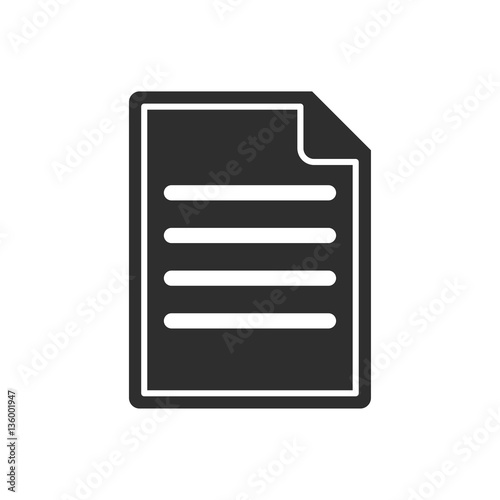 Document - vector icon.