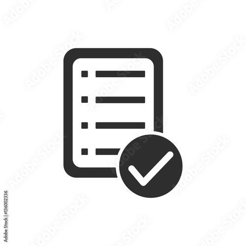 Checklist - vector icon.