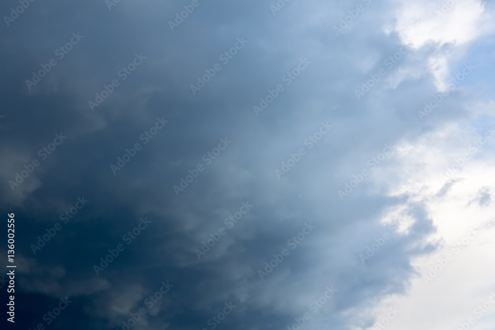 Fototapeta premium Dark Grey Stormy Clouds