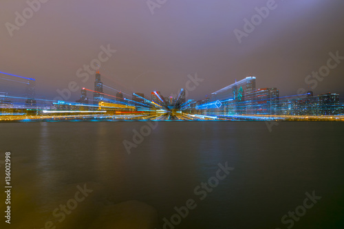 Blurry Chicago Skyline © David S. Swierczek