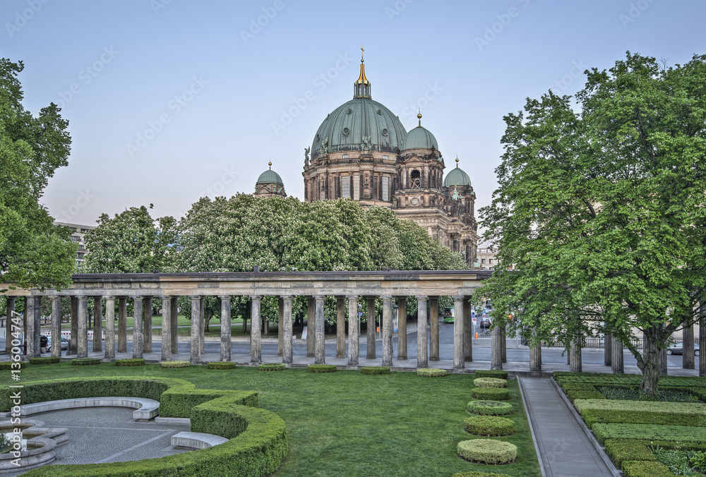Berlin Cathedral (Berliner Dom) on Museum Island (Museumsinsel) in Spring, Berlin, Germany, Europe, HDR
