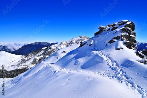 Snow, rare in the rest of Taiwan, is relatively common on the mountain during winter months. The Hehuanshan Road leads most of the way up the mountain to Wuling, a saddle between the Main Peak and the