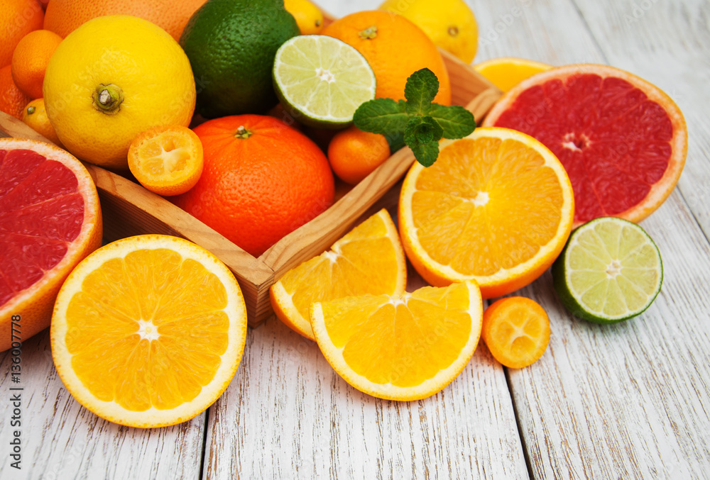 Fresh citrus fruits Fresh citrus fruits