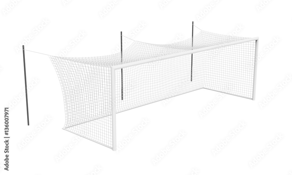 Soccer Goal Post Isolated ilustración de Stock Adobe Stock