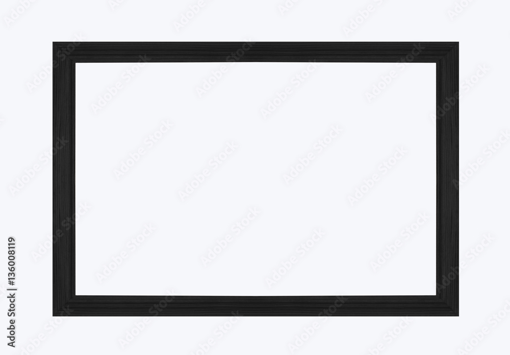 Classic wooden frame isolated on white background. Classic wooden frame isolated on white background.