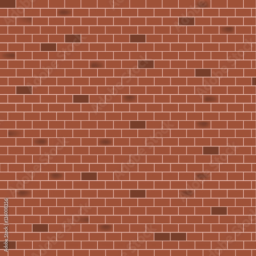 Brick wall background - Vector