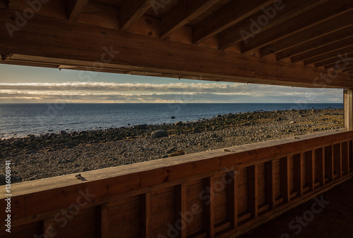 View from birdwatching cabin at Lista Norway photo