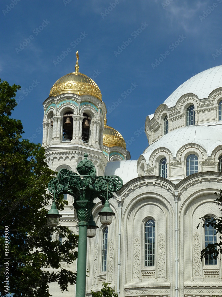 The Naval cathedral of Saint Nicholas, Kronstadt Russia