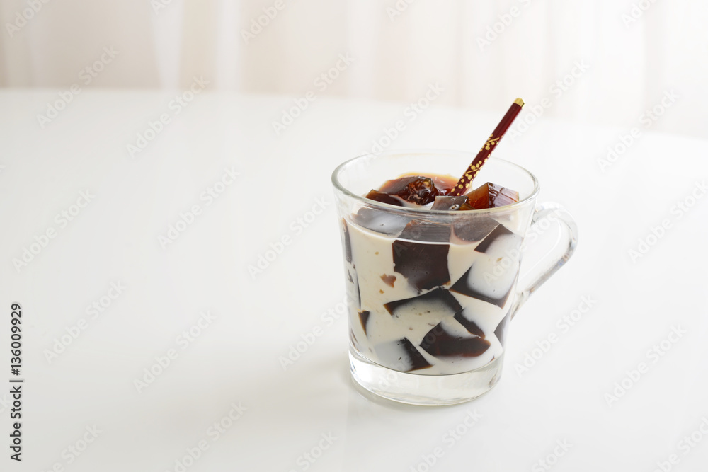 おいしそうなコーヒーゼリー おいしそうなコーヒーゼリー