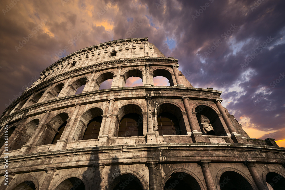 Coliseum, Rome, Italy.