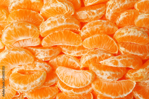 Tangerine texture, closeup