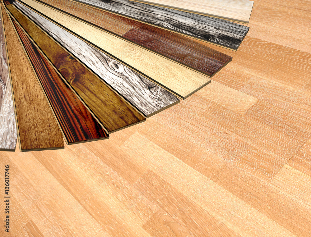 New planks of oak parquet StockFoto Adobe Stock