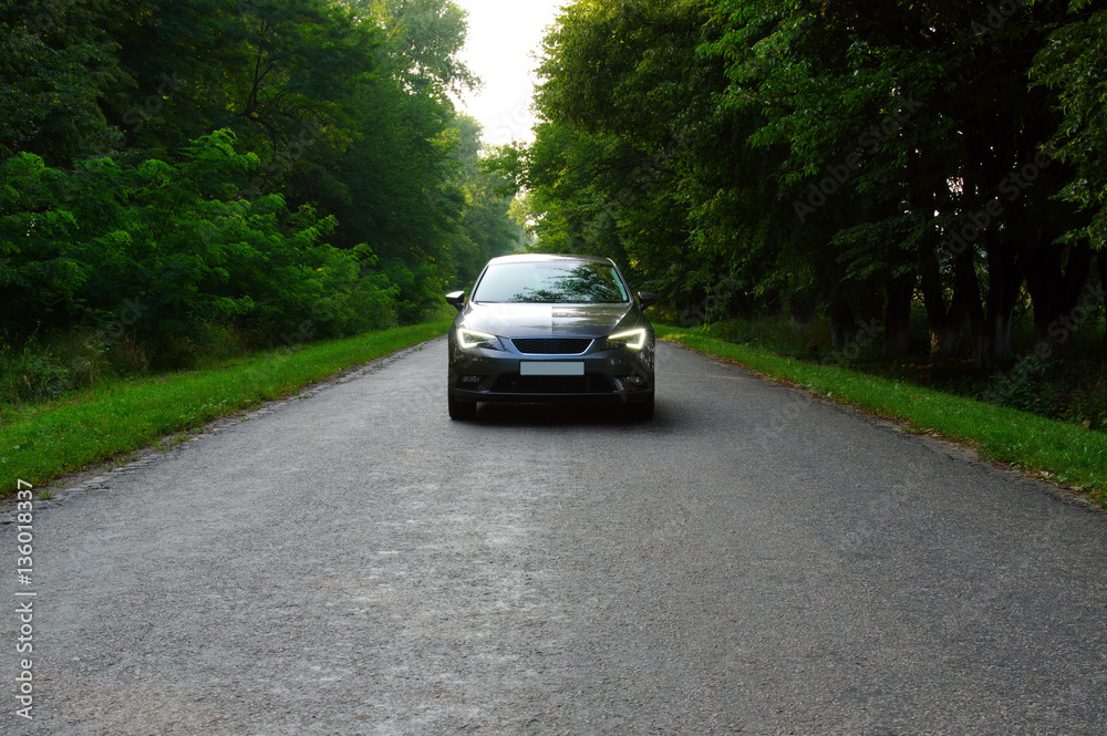  car and on the road