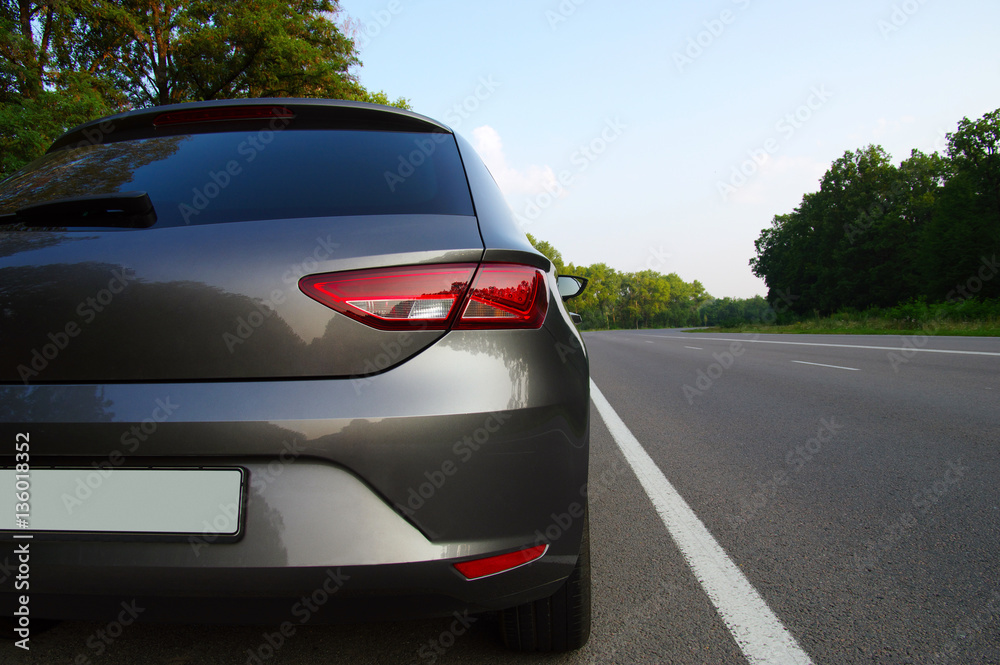  car and on the road