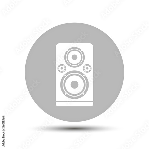 speaker music icon vector