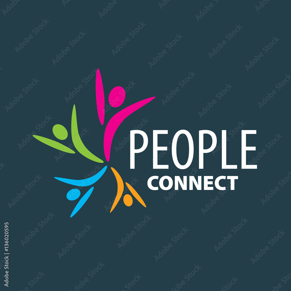 vector logo people