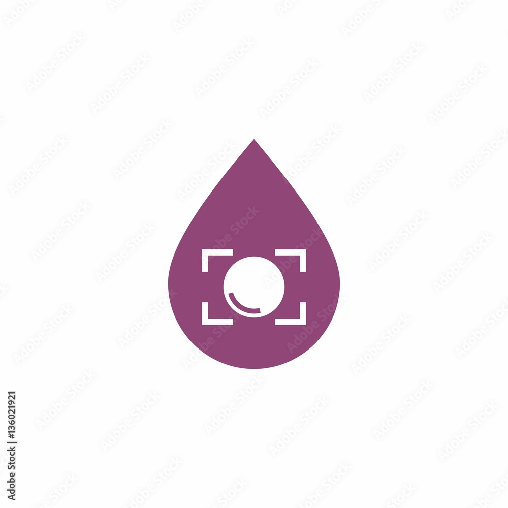 Photography Rounded Icon Mineral Logo Vector Photography Rounded Icon Mineral Logo Vector