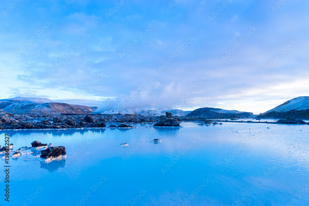 The Geothermal Power Station at the Blue lagoon Iceland