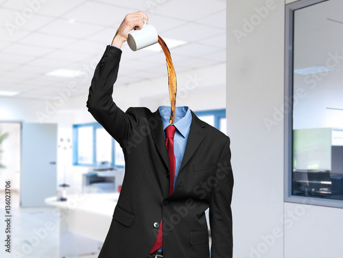 Tableau sur toile Headless coffee junkie