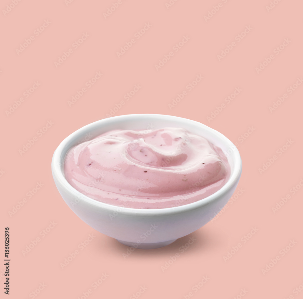bowl of yogurt bowl of yogurt