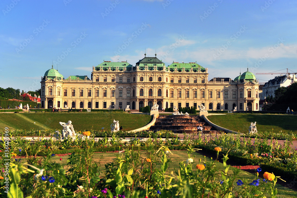 Belvedere royal palace and garden